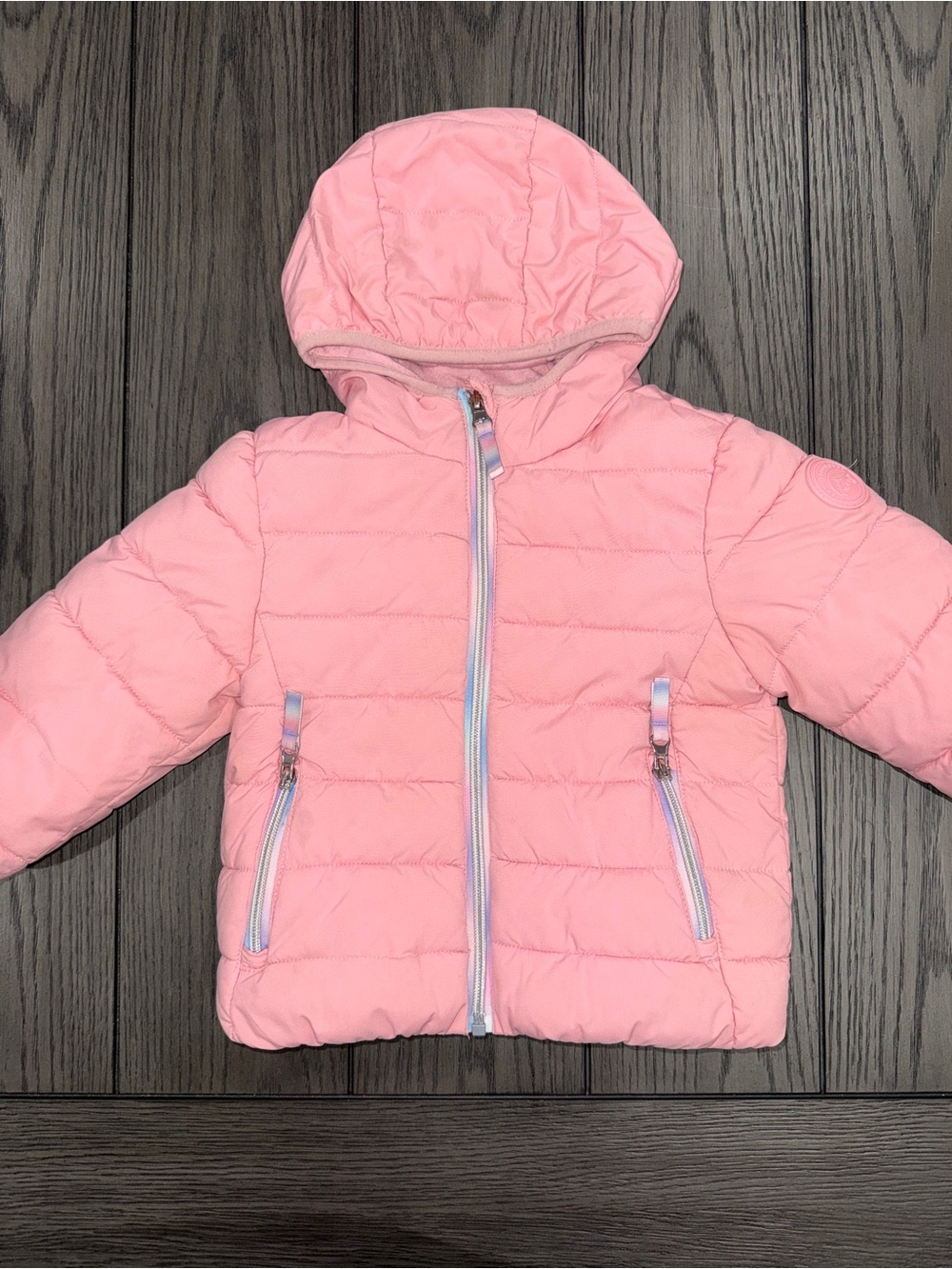 Gerry Insulated Puffer Jacket Pink Size 2T Lined Hooded Winter Snowgear Outdoors